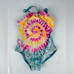 Cat & Jack Tie-Dye Kids Swim One Piece